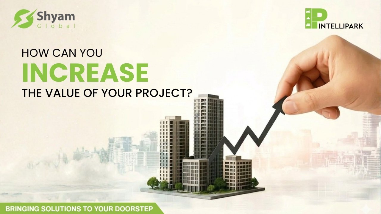 Industrial project value growth concept featuring Mahindra Powerol gensets and Shyam Global smart solutions