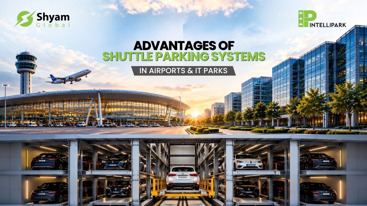 Shuttle parking system for airports and IT parks